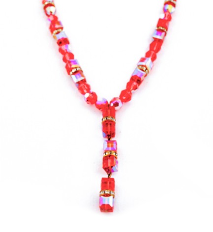 Adzo sparkle coral necklace